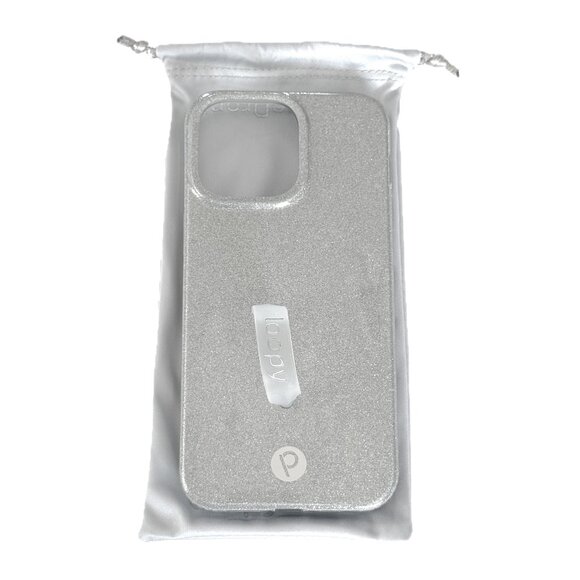NWT Loopy PLATINUM SPARKLE iPhone 15 Pro Max Phone Case - Righty - Picture 6 of 10